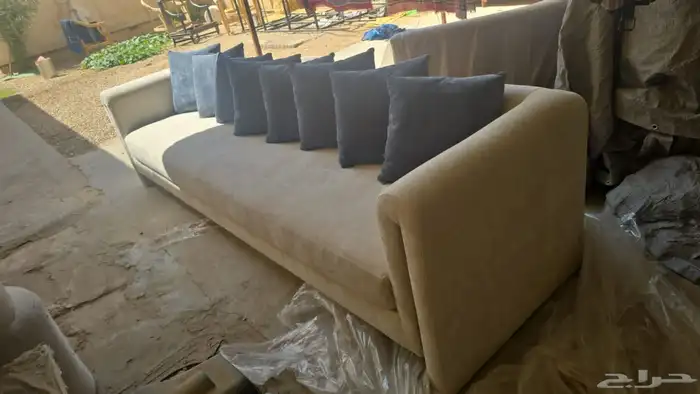 كنب جديد للبيع عدد القطع 3 يتسع 22 شخص 0
