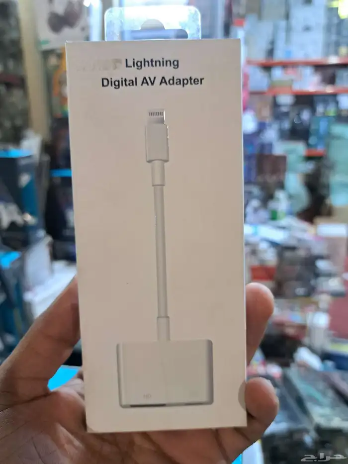 قطعه ابل اتش دي محول من الهاتف إلى التلفزيون او برجكتر 0