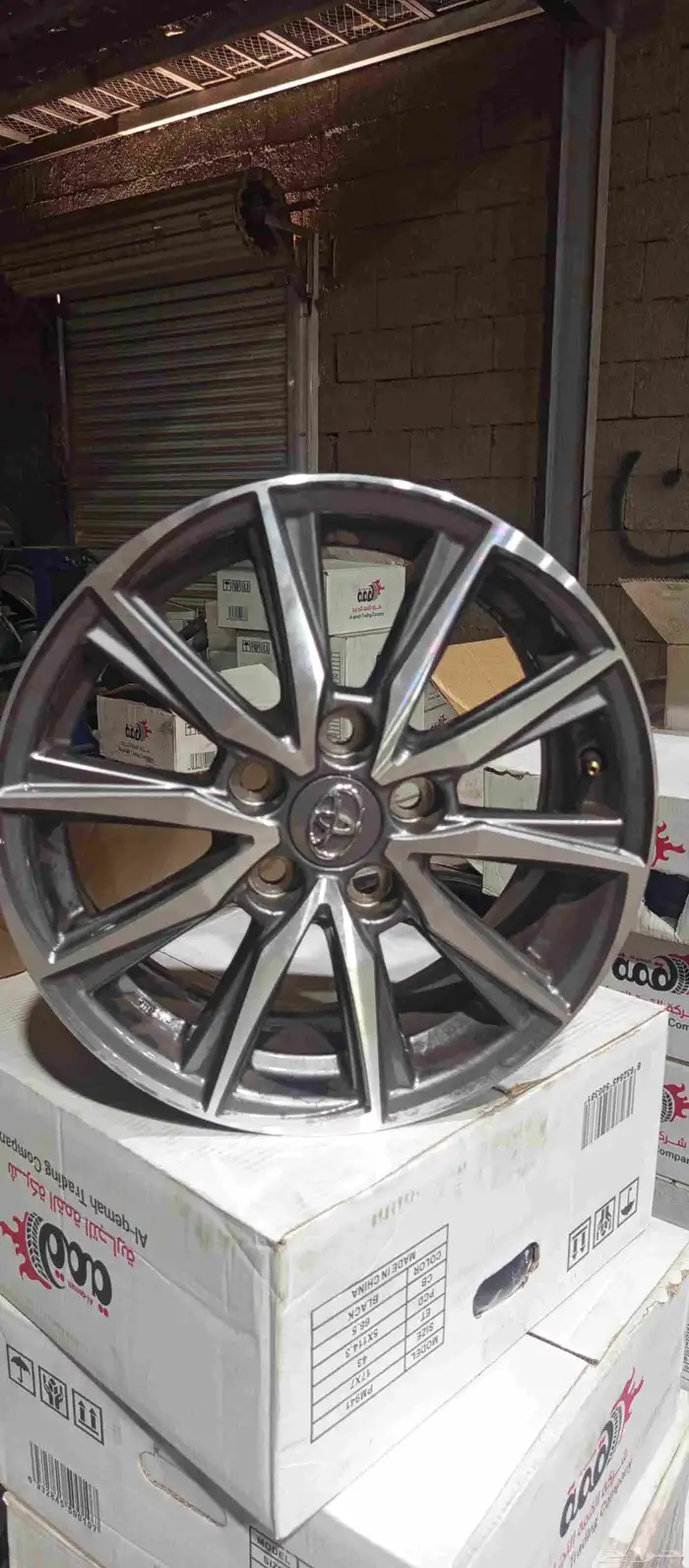 جنط كامري موديل 2025 مقاس 16 وكاله 2