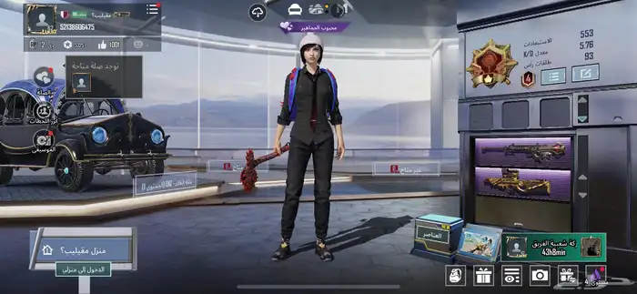 حساب ببجي لفل 62 2