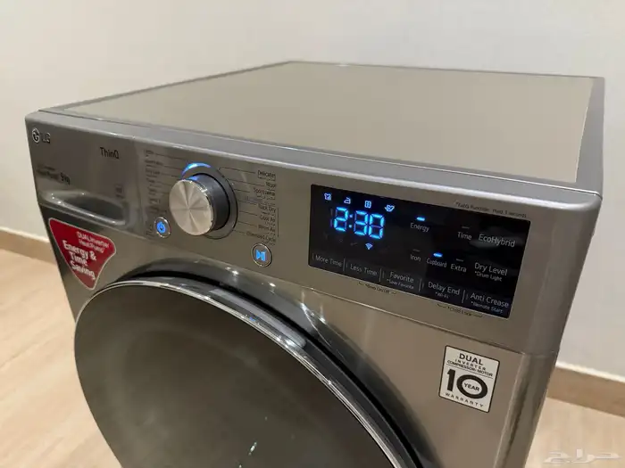 نشاف مجفف ملابس ال جي 9 كيلو نظيفة جدا LG 9kg Dryer 6