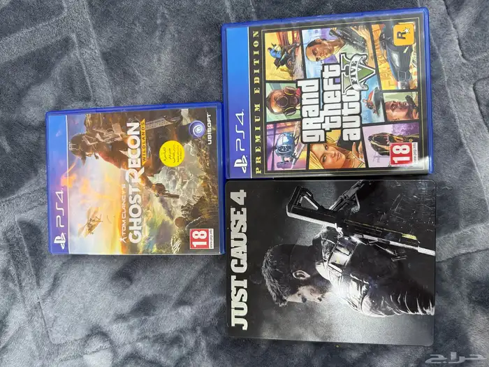 سوني 4 نظيف مع اربع اللعاب قويه 5