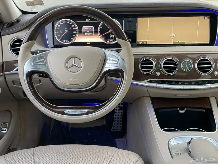 مرسيدس 2014 S400 فل كامل خليجي نظيف جداا 20