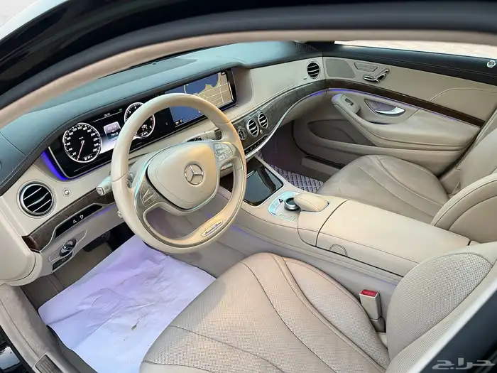 مرسيدس S400 موديل 2015 ممشى قليل نظيف 8