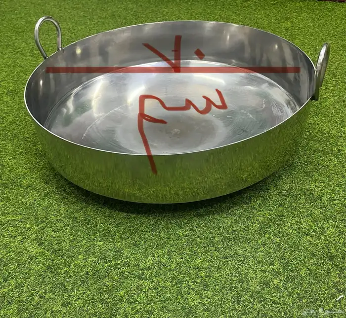 صاج قلي كبير استيل 0