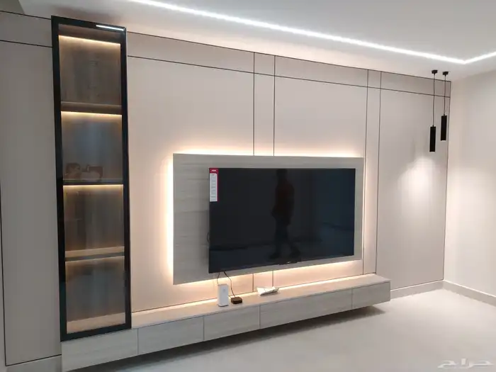 ديكورات داخليه تنسيق مداخل خلفيات شاشه ارضياة باركيه جبس بور 0