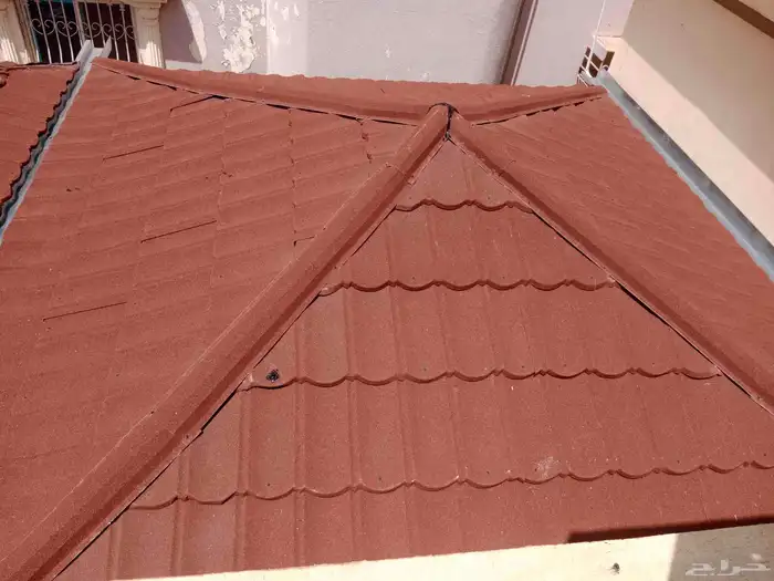 بيوت شعر مشب نار مشب رخام قرميد جمالون تلبيس قماش 5