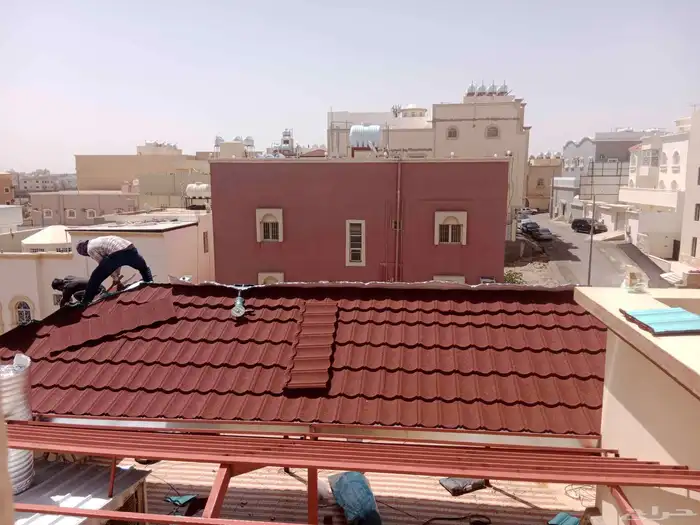 بيوت شعر مشب نار مشب رخام قرميد جمالون تلبيس قماش 7