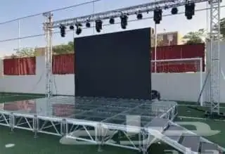 تأجير شاشات مسارح كشافات وإظاءات الإفتتاح والحفلات 1