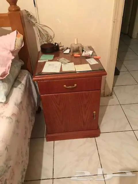 دولاب غرفه نوم مع تسريحه وكموديته عدد2 2