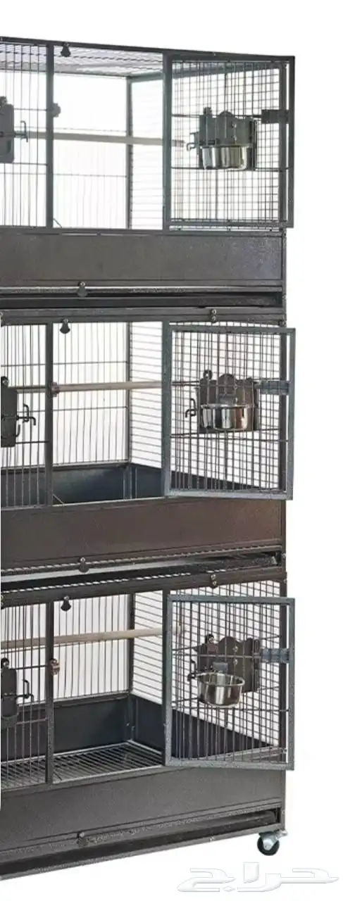 للبيع قفص طيور 3 ادوار جديد 3