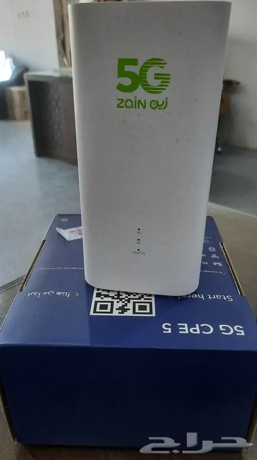 راوتر للبيع من زين 5G استخدام شهرين للتواصل جوال 0
