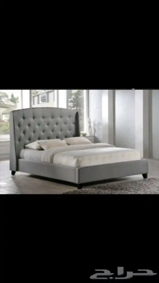 غرفة نوم كاملة  أثاث منزلي  سرير ودولاب وبطانيات 18