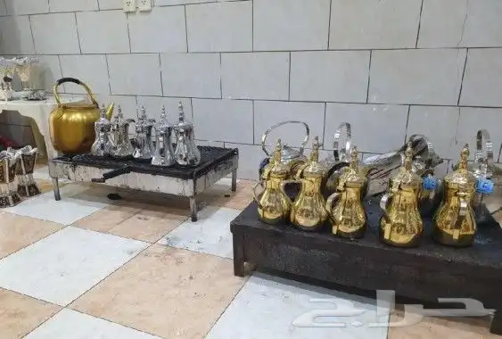 ضيافه عسير تقدم القهوه السعوديه الملكية وشاهي و نعناع 7