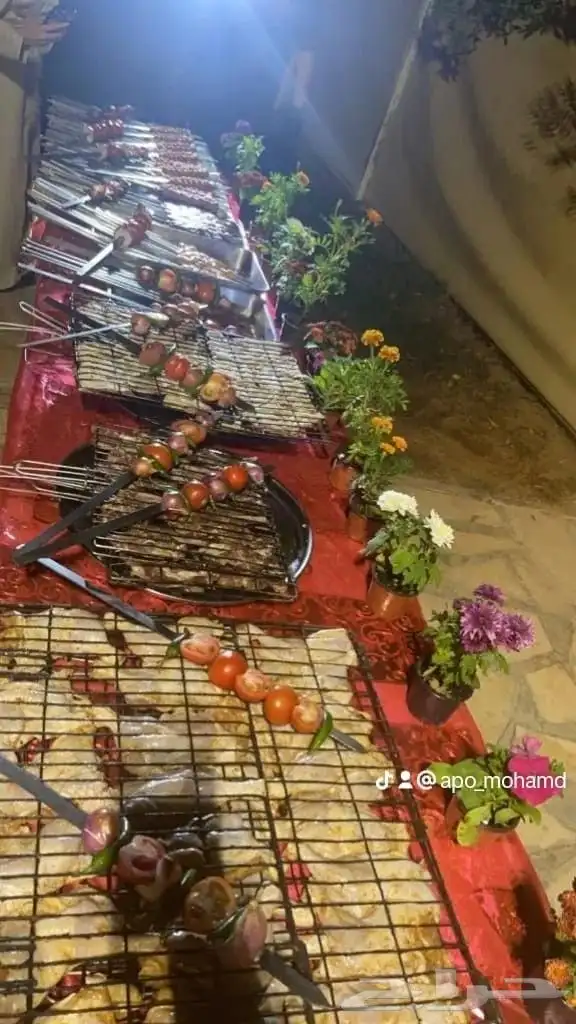 تجهيز  مشويات في الاستراحات والمخيمات حسب الطلب 3