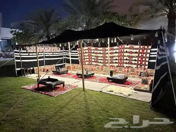 تاجير اخيام تاجير بيوت شعر تاجير دفايات تاجير جلسات شعبي تاج 0