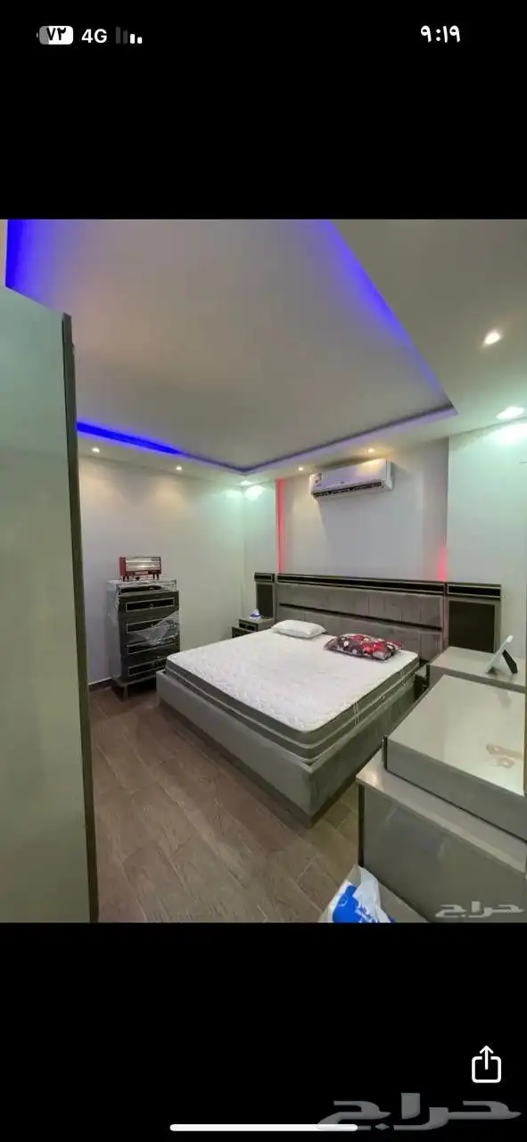 للايجار شقة علوية عوايل بحي الجزيرة 1