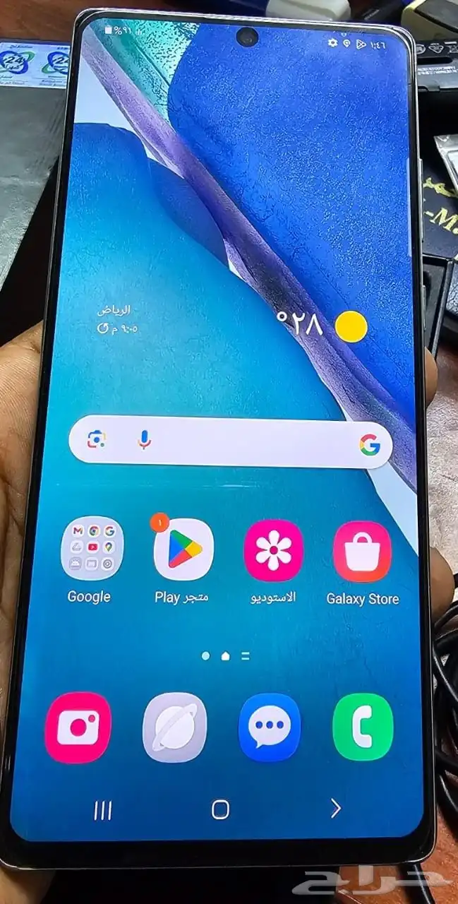 جوال نوت 20-5G. شبه جديد الجوال والكرتون فقط 2