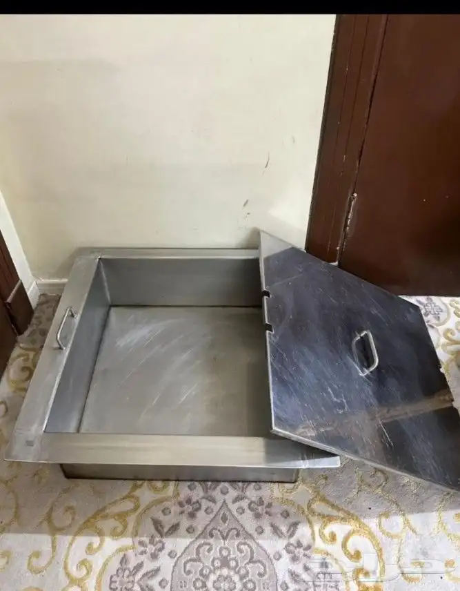 قلاية استيل للمطاعم درجة أولى مقاس 50 في 50 عمق 28 0