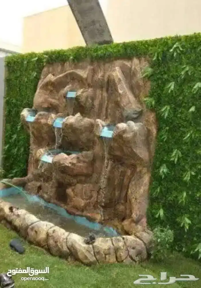 تنسيق حدائق شلالات ونوافير 4