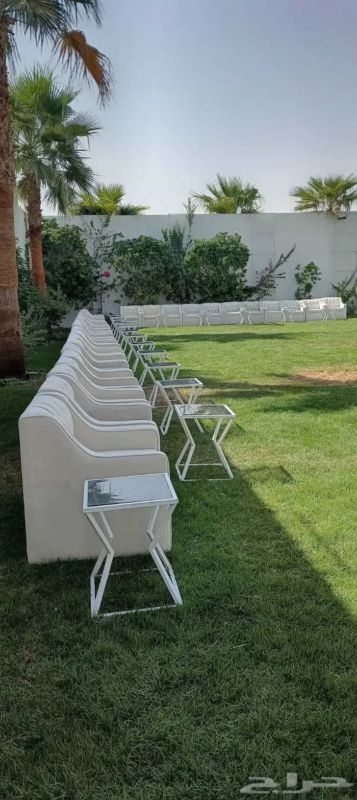 كنب حفلات ومناسبات قهوجين صبابين رجال ونساء كراسي طاولات 6