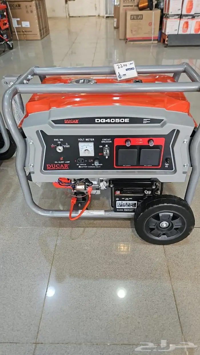 مولد كهرباء 3كيلو بنزين مستخدم 0