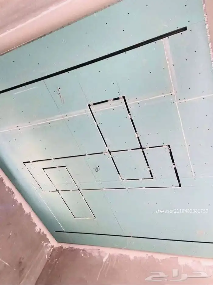 Technical job plumbing work gypsum board installation cement 2