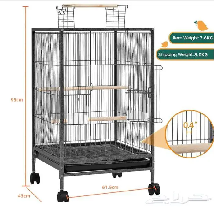 قفص طيور كبير جديد ( متوفر أقساط تابي و تمارا ) 1