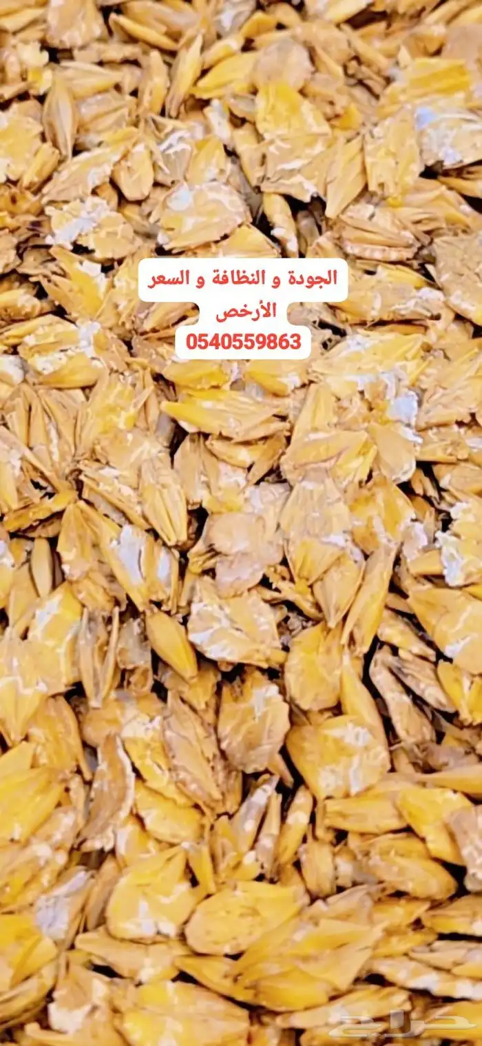 أعلاف المهند شعير مجروش و مضغوط و خبز 1