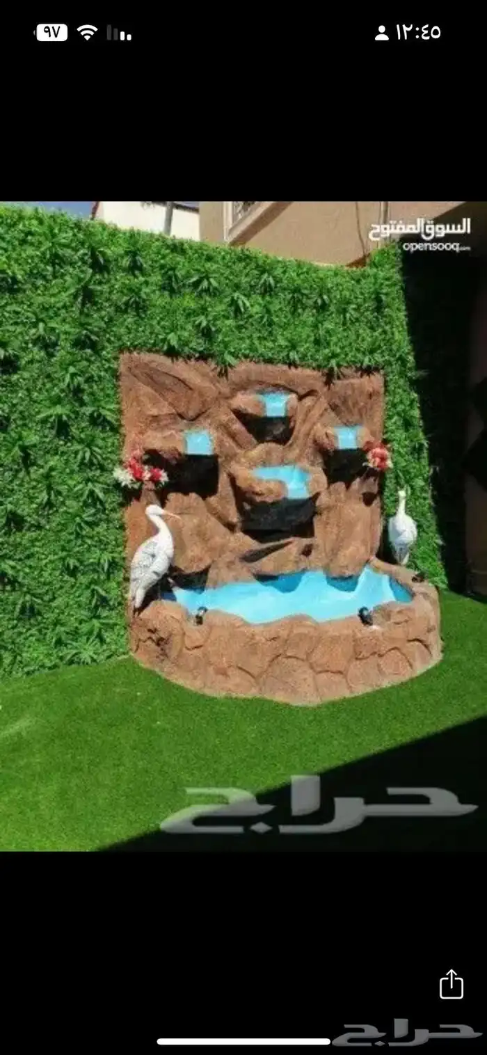 تنسيق حدائق شلالات ونوافير 7