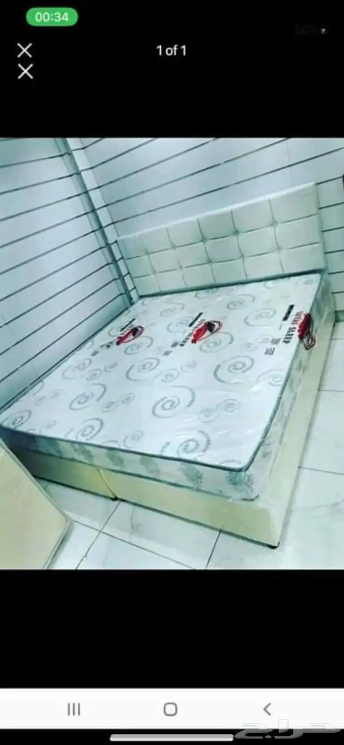 غرفة نوم كاملة  أثاث منزلي  سرير ودولاب وبطانيات 23