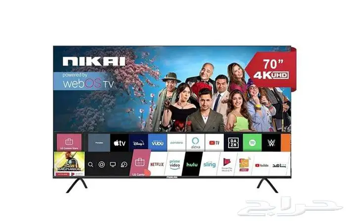 نيكاي شاشه 70 بوصة سمارت فوركيه 1499 ريال WEB OS 0