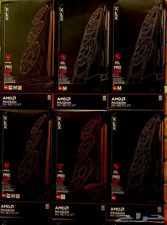 كروت شاشة 9060xt 16GB 9070XT 16GB 5070TI 8