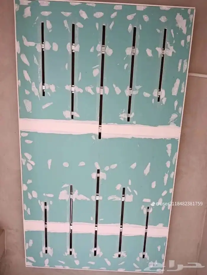 Technical job plumbing work gypsum board installation cement 3