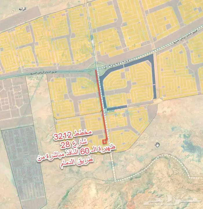 للبيع ارض في حي الفرسان مخطط 3212 شرق الرياض 0