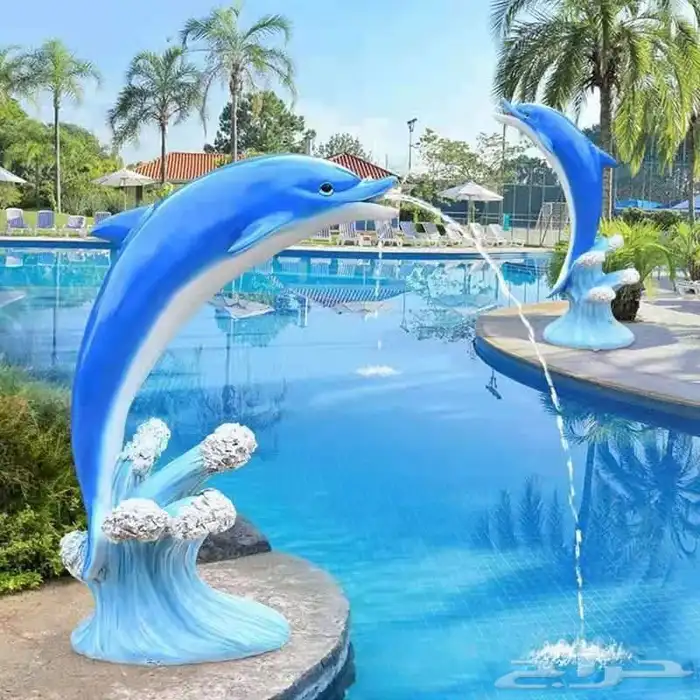 دولفين فيبر جلاس لحمامات السباحة 0