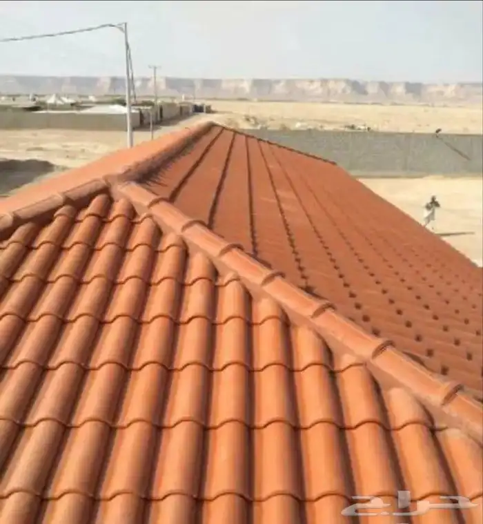 قرميد بيوت شعر مظلات سواتر بيت شعر قرميد 1