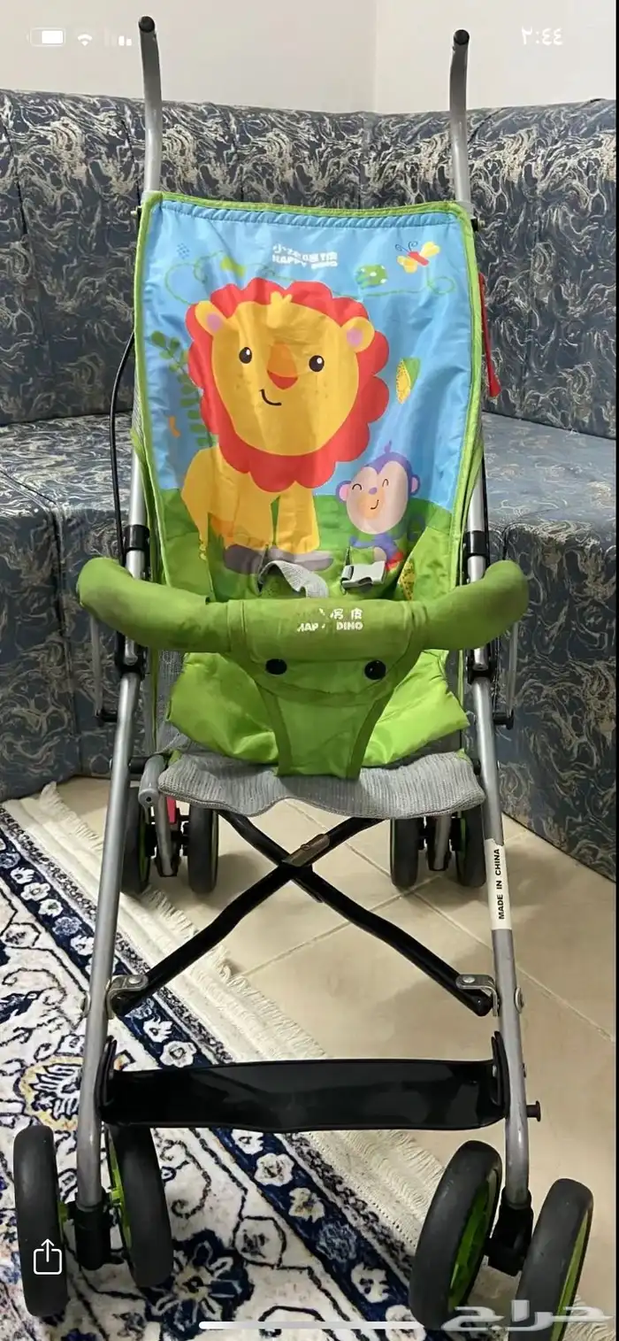 عربية للاطفال تظيفة وسليمة قابل للطي عملي جدا 0