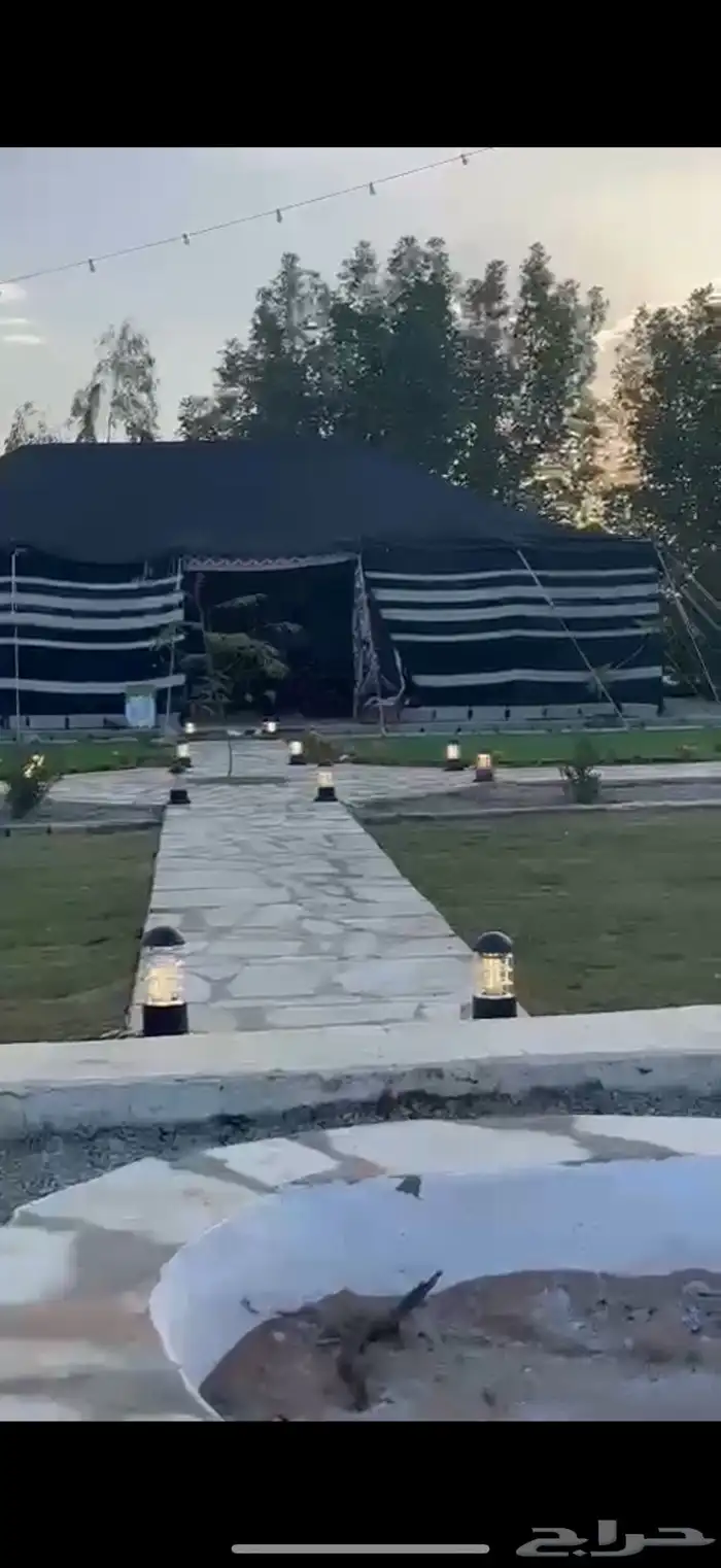 بيت شعر للبيع مقاس12 6 بدون اثاث استخدام موسمين 0