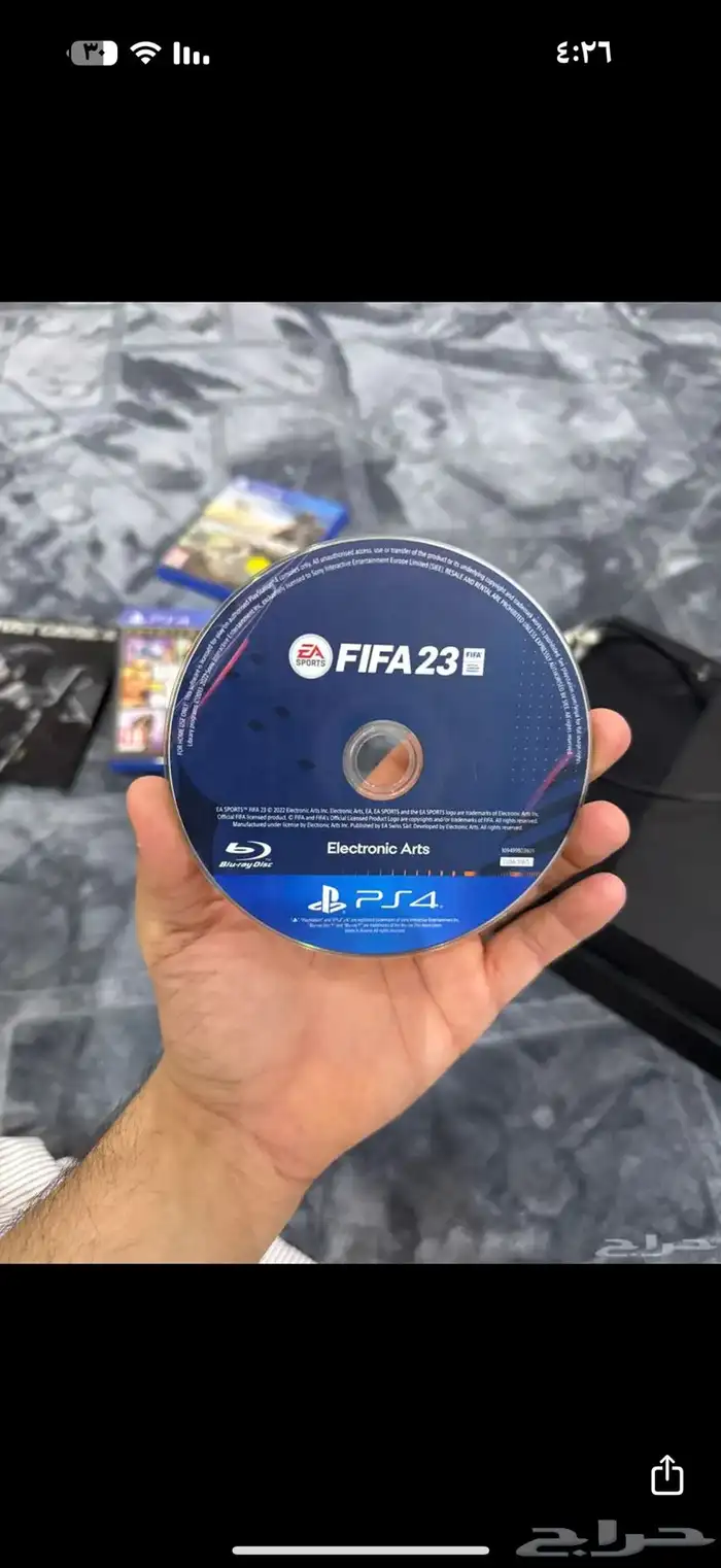 سوني 4 نظيف مع اربع اللعاب قويه 6