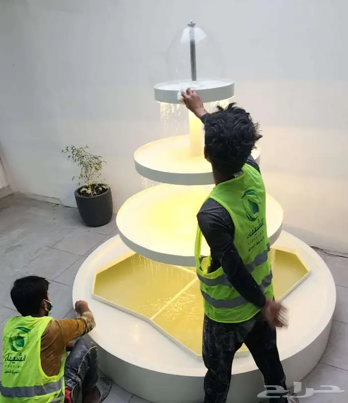 شلالات مودرن جاهزة فيبر ونوافير تفصيل بسعر المصنع الخبر 1