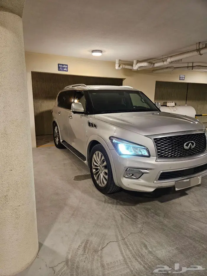 انفينتي QX80 2015 سعودي فل كامل أعلي فئة بحالة الوكالة 16