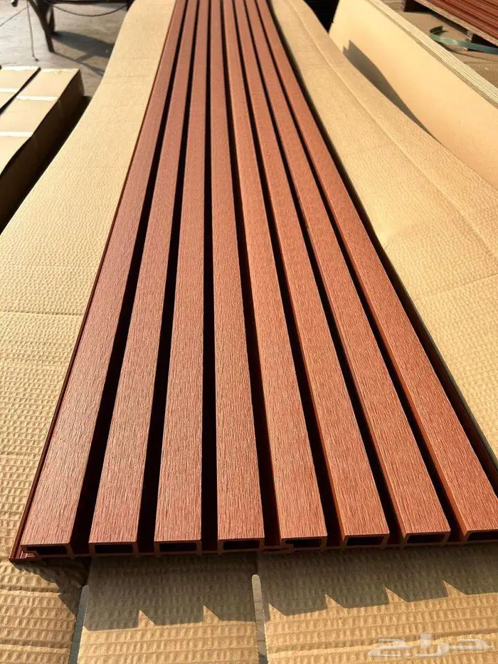 بديل خشب خارجى وجهين مضلع كتكات ثرى دى ديكورات توصيل مجانى 16