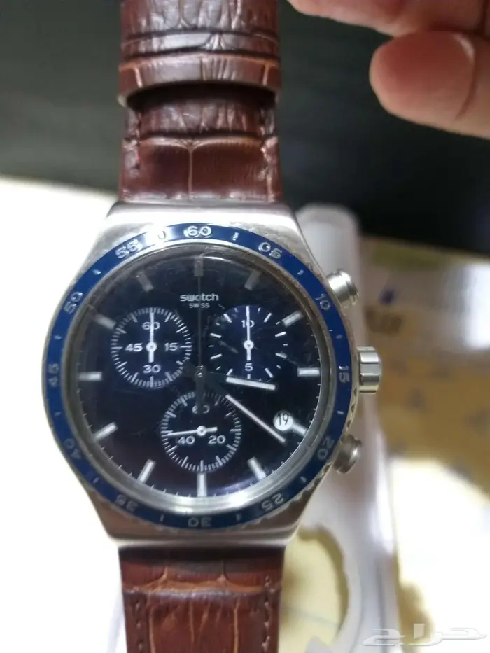 ساعه سواتش ايروني كرونوجراف سويسريه 0