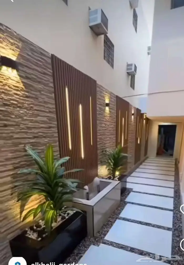 تنسيق حدائق ثيل طبيعي 6