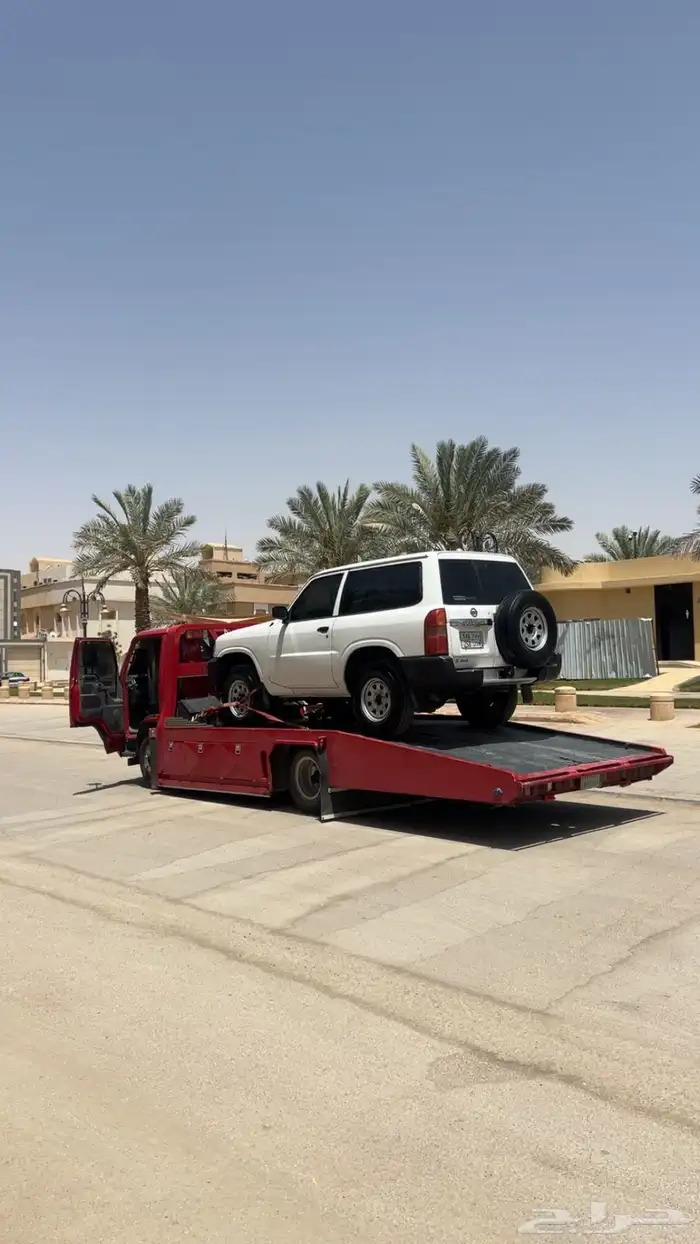 سطحة الخرج للنقل السياراة المتعطلة والمصدومة 3