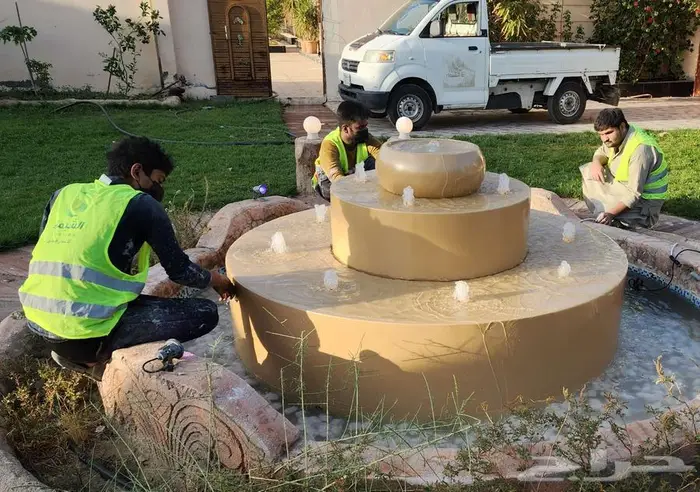 شلالات مودرن جاهزة فيبر ونوافير تفصيل بسعر المصنع الخبر 9