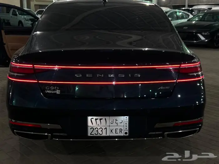 جنسس G90 2023 عداد 24 الف كم على الضمان 9