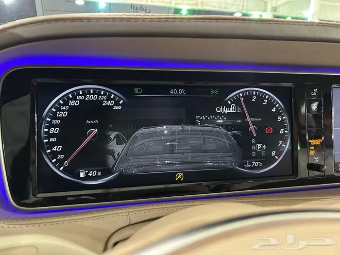 مرسيدس بنز S500 موديل 2016 عداد 65 الف مخزن 23