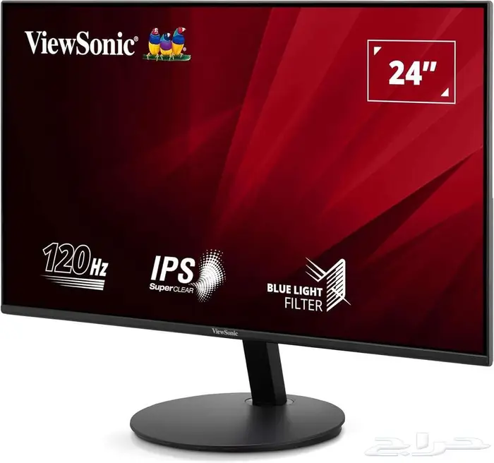 شاشة جديدة ViewSonic 24-inch Full HD 1080p 120Hz Monitor IPS 0